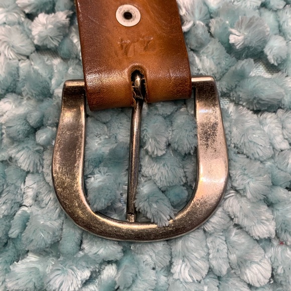 Labor Day Sale Cindilo Classic Brown Vacuno Leather Cowboy Belt - Picture 14 of 14